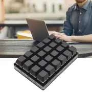 Black 24-key Keypad Mechanical Keyboards Custom Shortcut Programmables