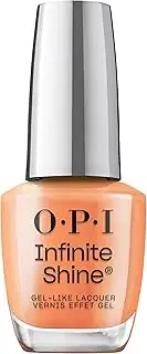 OPI Infinite Shine, up to 11 days of gel-like wear and shine, Chip, stain, and scratch resistant, Vegan formula, Always within Peach 15ml