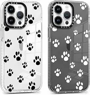Foonary Pack of 2 Transparent Case for Apple iPhone 11 Pro Max 6.5 Inches, Mobile Phone Case with Aesthetic Pattern Motif Design Case, Silicone Bumper Protective Cover for iPhone 11 Pro Max, Animal