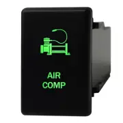 AIR COMP C101G Push Switch on-off LED GREEN 12V 3A for Isuzu DMax Holden Colo...