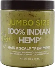 Kuza Indian Hemp Jumbo Hair & Scalp Treatment 18 oz. - Smooth, Soften & Moisturize