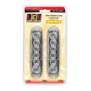 LED Autolamps Amber Rear Indicator Light Surface Mount 6 LED Lamp Twin Blister