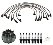 ACDelco Ignition Kit Distributor Rotor Cap Wire Spark Plugs For Pontiac 5.0L V8