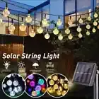 LED Solar Bubble String Lights Globe String Light Christmas Fairy Globe Outdoor