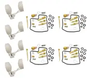 4Set Carburetor Repair Kit Float For 1984-1987 HONDA GL1200I GOLDWING INTERSTATE