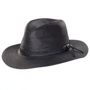 GOORIN BROTHERS Dawn Summer Braid Fedora Hat Cap Bros 100-9217 Wide Brim