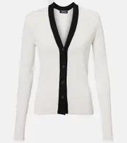 ['S Max Mara] 'S Max Mara Canapa crêpe cardigan UK 14 pink