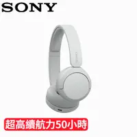 在飛比找良興EcLife購物網優惠-SONY 索尼 CH520 藍牙耳罩式耳機 - 白色 (WH