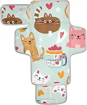 Reusable Changing mat with Tissue Pocket Baby Diaper Changing pad Infant Travel Station Kit