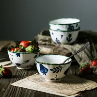 在飛比找樂天市場購物網優惠-景德鎮日式陶瓷餐具套裝盤子深菜盤碟子創意釉下彩家用餐盤餃子盤
