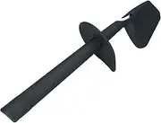 DL-pro Spatula Scraper for Thermomix TM31 TM5 Spatula Dough Scraper with Safety Collar Made of Food-Grade Plastic Dark Grey for Vorwerk Food Processor