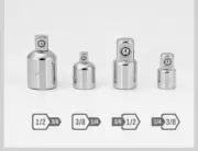 Xtreme 4-Piece Socket Adapter and Reducer Set - 1/4-Inch, 3/8-Inch, & 1/2-Inch
