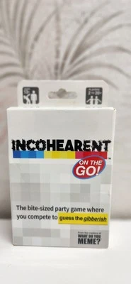 “Incohearent” On the Go Card Game w/ 200 Cards Ages 13+
