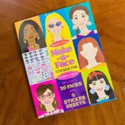 Melissa & Doug Make-a-Face Sticker Pad Fashion Faces 20 Faces & 5 Sticker Sheets