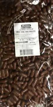 MILK CHOCOLATE RASPBERRY BULLETS BULK BAG 2kg MONTANA QUALITY NEW AUS SELLER