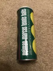 VINTAGE NEIMAN MARCUS TENNIS BALL CAN TIN - UNOPENED AND SEALED