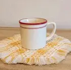 Hearth & Hand Magnolia Red Stripe Christmas Tree Winter Stoneware Coffee Tea Mug