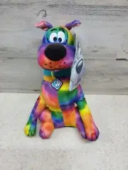 Scooby-Doo Plush Toy Factory Scooby TIE DYE RAINBOW DOG