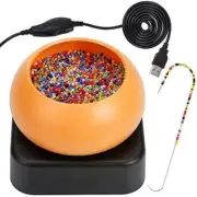 Electric Bead Spinner kit for Jewelry Making, Adjustable Speed Spin Bead Loader