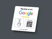 Google Reviews - NFC & QR Code Plate for Business - Instant Reviews