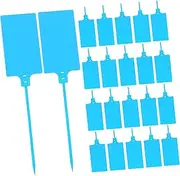 NOLITOY 100pcs Plastic Labeling Tags for Shipping Blank Pendant Labels Bright Colors for Logistics Warehousing and Easy Identification of Goods