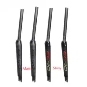 Full Carbon Fiber Road Bike Front Fork UD 700C Bicycle Rigid Fork 3K Matt