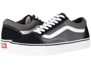 Vans Men's Old Skool Sneaker, Black/Pewt Sz_9.5 Women/8 Men_Black/Pewter