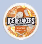 Ice Breakers Orange Cream Pop Mints 1.5 oz Discontinued Limited Edition 8 Pack!!