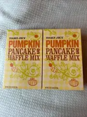 2 Pk of Trader Joe's PUMPKIN Pancake and Waffle Mix Exp Date 02/05/2026
