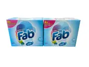 2x Fab Ultra Ocean Fresh Powder Laundry Detergent 2.1 lb 32 Loads Each