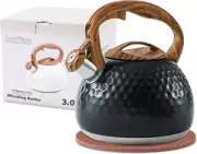 Tea Kettle, 3 Quart Whistling Tea Kettle, Tea Kettle for Stove Top, Food Grade S