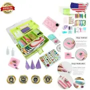 42-Color Quilling Paper Strips & Complete Tool Set for Beginners and Experts