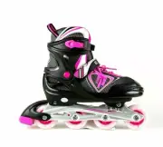 NEW Epic Skates Fury Adjustable Inline Skates w/ 4 Pink LED Light Up Wheels