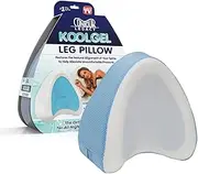 Contour Legacy Cool Gel Leg & Knee Memory Foam Side Sleeper Support Pillow - Soothing Pain Relief for Sciatica, Back, HIPS Knees & Joints