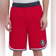And1 red black white jersey basketball athletic shorts men soft