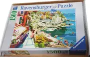 Ravensburger Romance in Cinque Terre 1500 Piece Jigsaw Puzzle New Sealed 2022