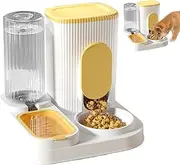 Automatic Cat Feeder | Auto Feeder Cat Dog Water Dispenser,2 in 1 Feeding Station Food Bowl Container Freshness Preservation for Kitten Puppy Animals Pets