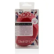 TANGLE TEEZER - Thick & Curly Detangling Hair Brush - # Salsa Red (For Thick, Wavy and Afro Hair)