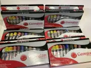 Daler-Rowney Georgian Oil Paint Introduction Set- 10, 22ml