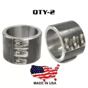 2 - Steel Universal Weld On Bar Clamp 3" Roll Cage Fabrication Mount 6 Bolt