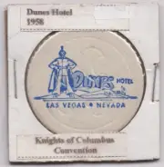 Dunes Hotel Casino Knights of Columbus 1958