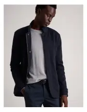 [Blaq] Baxter Bonded Jacket in Navy