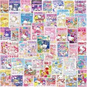 50 Packs Cute Hello Kitty Stickers Water Bottles Laptop Phone Motorcycle Compute