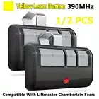 1/2PC For 950ESTD Car Remote Control Garage Door Opener Yellow Learn Button USA