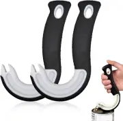 2 Pack Easy Open Ring Pull Can Opener Pop Top Tab Puller Simple Tool for Soda