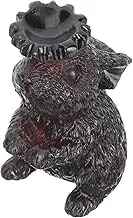 COMNESTBI Resin Rabbit Shape Crystal Sphere Display Base Holder Ornament for Globe Decoration Unique Craftsmanship