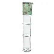59"x10" Fishing Cage Basket Collapsible Fishing Bait Mesh Nylon Fish Keeping Net