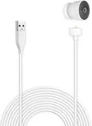 [RUKUHOT] Weatherproof Outdoor Charging Cable Compatible with Google Nest Cam 2nd Generation,16.5 FT USB Power Extension Cable fit for Google Outdoor Nest Camera