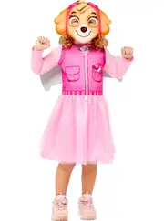 Skye Girls Paw Patrol Fancy Dress Costume