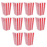 10 Pcs Popcorn Buckets Popper for Microwave Carton Boxes Small Containers Baby